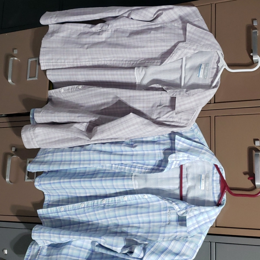 Columbia Omni-Shade Vented Small Shirts